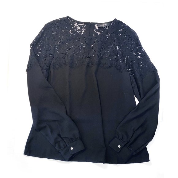 Lulus Picture This Black Long Sleeve Lace Top - Picture 12 of 12